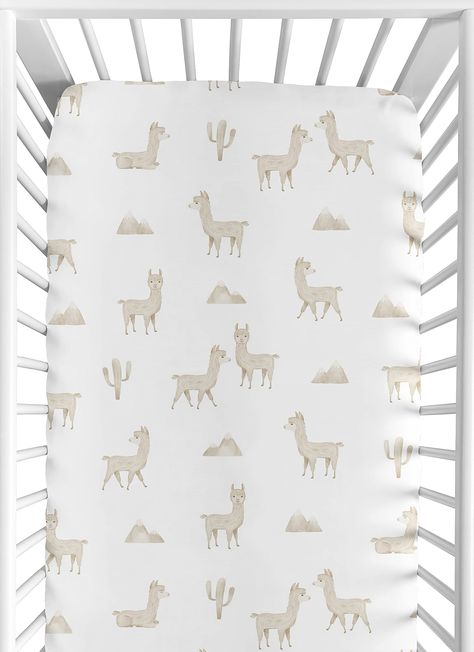 Boho Llama, Llama Nursery, Baby Llama, Llama Print, Baby Sheets, Portable Crib, Mini Crib Sheets, Crib Toddler Bed, Toddler Mattress