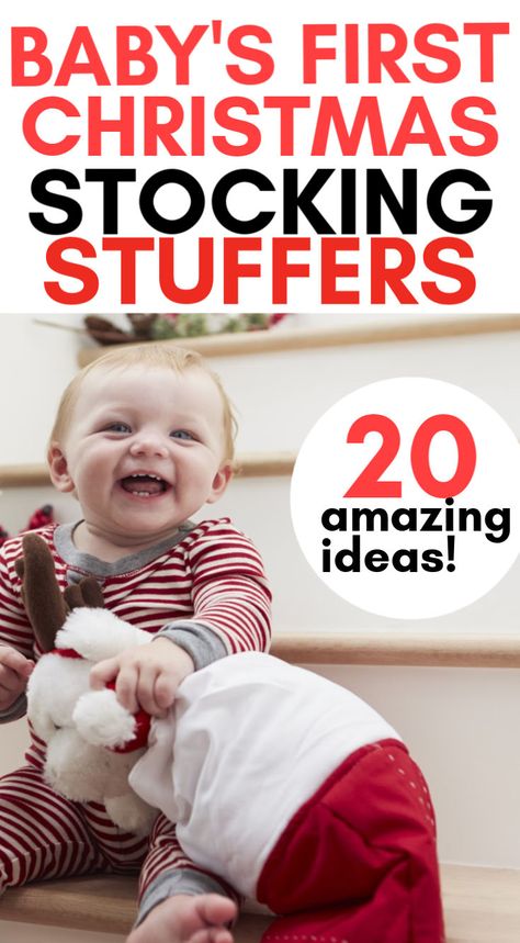 Stocking Stuffers For Baby, Baby's First Christmas Gifts, Baby Stocking, Stocking Stuffer Ideas, Best Stocking Stuffers, Perfect Stocking Stuffers, Christmas Stocking Stuffers, Boys Christmas, Baby Hacks