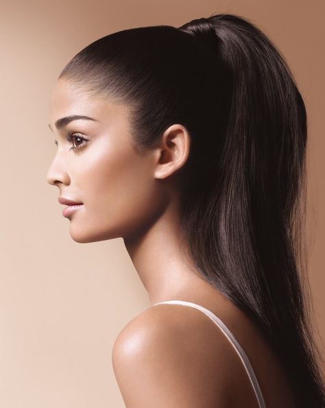 high ponytail sleek High Ponytail Hairstyles, Sleek Ponytail Hairstyles, Makeup Shades, Straight Ponytail, Sleek Ponytail, High Ponytails, Sleek Hairstyles, Formal Hairstyles, Good Hair Day