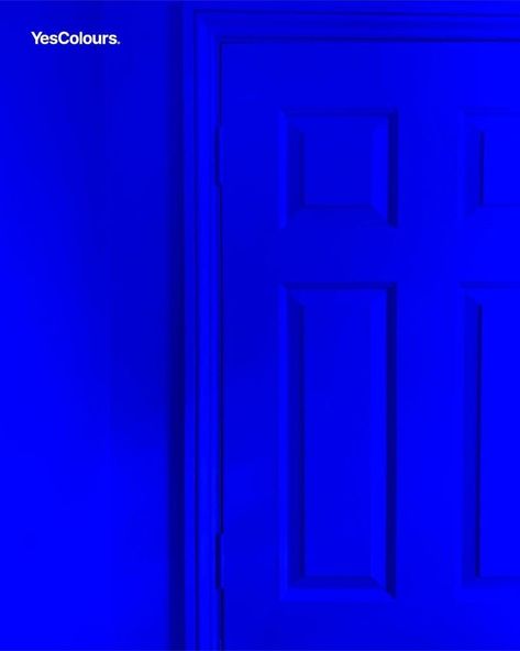 Blue Paint Swatches, Ysl Museum, Electric Blue Paint, Majorelle Blue, Blue Painted Walls, Yves Klein Blue, Dulux Paint, Yves Klein, Ultramarine Blue