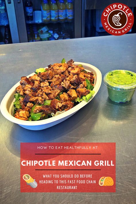 Chipotle Mexican Grill is known for its HUNKY BURRITOS and oozing tacos... However there are a lot of HEALTHY options at this Mexicali Fresh Fast Food Restaurant... And I have tips and tricks on how you can order the healthiest options without sacrificing flavor!!! #chipotle #mexicanfood #fastfood #healthylifestyle Healthy Fast Food Restaurants, Chipotle Order, Chipotle Mexican Grill, Mexican Grill, Fast Healthy Meals, Wellness Recipes, Food Places, Fast Food Restaurant, Food Restaurant