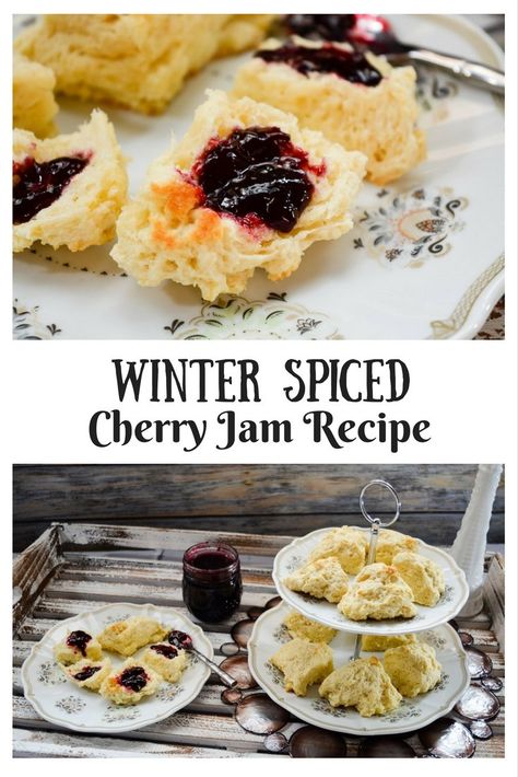 If you want a jam that screams winter comfort, this Winter Spiced Cherry Jam Recipe is the one! Cherry Jam Recipe, Jam Ideas, Winter Jam, Cherry Christmas, Cherry Jam Recipes, Christmas Eats, Christmas Jam, Healthy Hacks, Cherry Jam