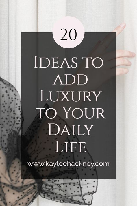 Are you looking for ways to add a little bit of luxury to your daily life? Whether you have a tight budget or are looking to splurge a bit, we've got 20 ideas to get you started. From low-cost beauty treatments and getting your groceries delivered, to a day in a spa and a luxury vacation, these ideas can help you experience a little extra luxury in your life. Discover the possibilities in our list of 20 Ideas to Add Luxury to Your Daily Life. Quiet Luxury On A Budget, Lady Of Leisure Aesthetic, How To Add Luxury To Your Life, Quiet Luxury Winter Outfit, Luxuries Lifestyle, Luxury Black Women Lifestyle, Little Luxuries, High End Lifestyle, Quiet Luxury Home