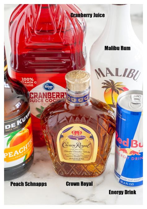 Vegas Bomb Shot is a fun mixed drink perfect for a party. A tasty mix of liquors dropped in an energy drink to keep the party going all night. This drink is for 21+. #vegasbombshot Redbull Drink Recipes Alcohol, Energy Drink Alcohol Drinks, Vegas Bomb Recipe, Energy Drink Mixed Drinks, Vegas Bomb Shot, Red Bull Cocktails Drink Recipes, Vegas Bomb Drink, Redbull Alcoholic Drinks, Energy Drink Cocktails