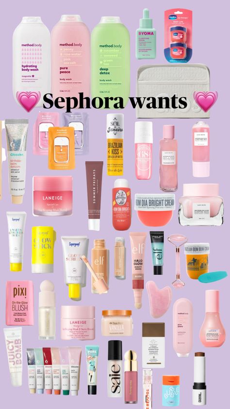 #sephora #ulta #makeup #fyp #wants #skincare #elf #glowrecipe Sephora Preppy, Preppy Skincare, Ulta Makeup, Sephora, Beauty Products, Elf, Energy, Beauty