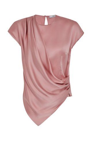 Loungewear Capsule, Fashion Tops Blouse, Chic Blouses, Satin Top, Mode Outfits, Fashion Details, Fashion Tops, Couture Fashion, Moda Operandi