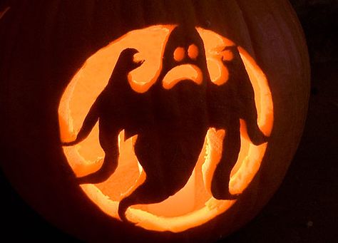 Scary Ghost Pumpkin | Ghost pumpkin. Scaaaarreeeeee ghoooooo… | Crystal Watanabe | Flickr Best Pumpkin Carving Ideas, Best Pumpkin Carving, Halloween Pumpkin Templates, Cool Pumpkin Carvings, Printable Pumpkin Stencils, Pumpkins For Halloween, Pumpkin Cutouts, Pumkin Carving, Carving Templates