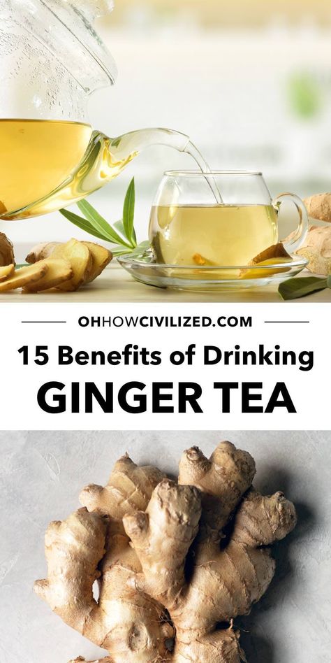 Benifits Of Ginger, Benefits Of Drinking Ginger, Ginger Root Tea, Ginger Tea Benefits, Hot Tea Recipes, Ginger Tea Recipe, Benefits Of Ginger, Tea Remedies, Tea Drink Recipes