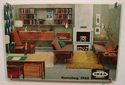 1962 IKEA catalog cover. I wish they still made more of this mid-century furniture Ikea Catalogue, 60s Interior, Hacks Ikea, Mid Century Interior, Ikea Catalog, Mcm Furniture, Furniture Ads, Mid Century Living, Casa Vintage