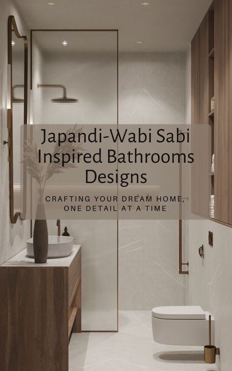 Discover the serene harmony of Japandi bathroom designs. Embrace minimalist elegance and rustic beauty, blending Japanese and Scandinavian influences for a tranquil oasis. Experience the art of simplicity and the allure of imperfection. 🛁🌿 #JapandiWabiSabi #BathroomInspiration #SereneSpaces" Japanese Minimalist Bathroom, Japandi Small Bathroom Design, Wabi Sabi Toilet Design, Japanese Scandinavian Bathroom, Small Bathroom Ideas Japandi, Japandi Washroom, Scandinavian Toilet Design, Bathroom Japandi Style, Modern Japandi Bathroom