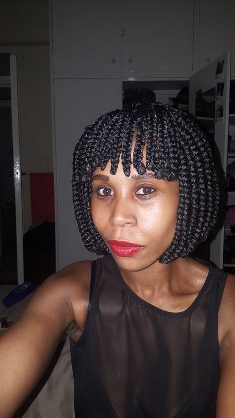 Cleopatra inspired box braids Hair Styles Boho Braids, Bad Box Braids Funny, Short Braids Ponytail, Middle Part Braided Hairstyles, Stiff Braids, Braids Wrapped At The End, Wolfcut Box Braids, Knotless Box Braids Inspiration, Styles For Old Braids