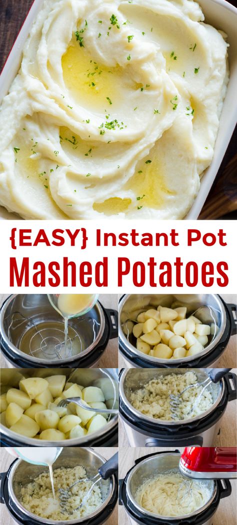 Instant Pot Potatoes, Instant Pot Recipes Healthy Family, Crockpot Potatoes, Potatoes Instant Pot, Cooking Potatoes, Instant Pot Recipes Healthy, Instant Pot Mashed Potatoes, Potatoes Mashed, Potatoes Chicken