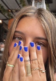 Nail Art Ideas, Cool Nail Art, Blue Nails, Nail Inspo, Summer Nails, Art Ideas, Manicure, Nail Art, Nails