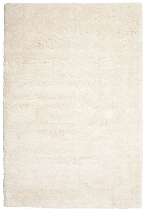 Shaggy Sadeh - Off White 200x300 - RugVista Emser Tile, Blanched Almonds, Tapis Design, Solid Area Rugs, Solid Rugs, Family Movie Night, White Velvet, Shaggy Rug, Luxury Rug