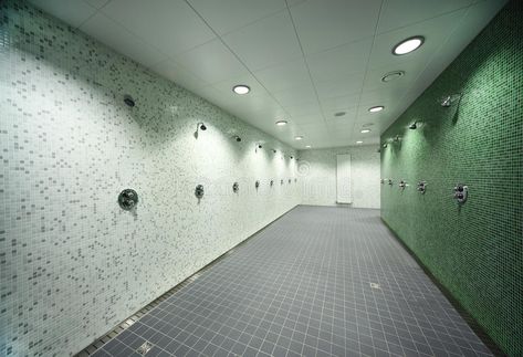 Public Shower Room, Public Shower, Fiber Cement Board, Big Light, Janitorial Services, Gym Interior, Room Green, Acoustic Insulation, Commercial Cleaning Services