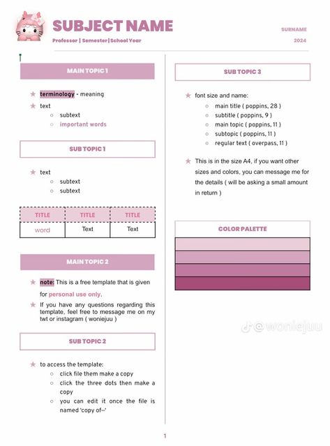 Transes Templates, Transes Notes Format, Google Notes Aesthetic, Google Doc Notes Template, Notion Notes, Google Notes, College Student Hacks, Medical School Life, School Application