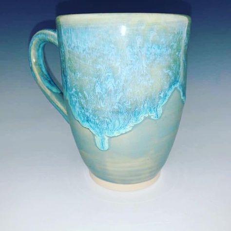 Base of blue lagoon x3 and oatmeal x3 Amaco Blue Lagoon, Blue Lagoon Glaze Combinations, Amaco Blue Lagoon Glaze Combinations, Blue Passion Flower, Pottery Place, Amaco Glazes, Ceramic Texture, Pottery Form, Ceramic Glaze Recipes