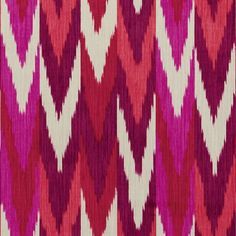 Schumacher - KASHGAR IKAT  Fun fabric inspiration Motifs Bargello, Bargello Patterns, Tenun Ikat, Flame Test, Schumacher Fabric, Ikat Design, Silver Fabric, Fabric Inspiration, Ikat Print