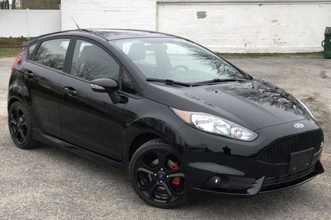 For Sale: 2019 Ford Fiesta ST (turbo 1.6L inline-4, 6-speed, 132 miles) Black Ford Fiesta, Ford Fiesta Interior, Ford Fiesta Modified, Ford St, St Logo, Life Essentials, Ford Fiesta St, Michelin Tires, Loft Interiors