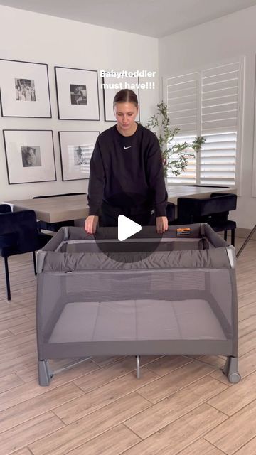 CHELSY MCMARYION on Instagram: "10/10 FOR ME!!!! 😮‍💨😮‍💨😮‍💨😮‍💨 easy set up/fold + a ✨padded✨ mattress???? @chicco.usa obsessed!!! You can find it in my Amazon storefront under ‘BABY REGISTRY’ (bc it honestly should be a must have product) or comment ‘NEED’ and I’ll send the link directly to your DMs 🧚 #babymusthaves #traveltips #packandplay #playyard #toddlertravel Playyard, pack and play, mom tips, mom hacks, traveling with kids, travel crib, toddler must have, baby must have, travel bed, Chicco dash" Nursery With Pack And Play, Pack And Play Hacks, Pack And Play As Crib, Diy Bassinet Mattress, Pack N Play Toddler Bed, Baby Pack And Play, Camper Table, Toddler Travel Bed, Baby Co Sleeper