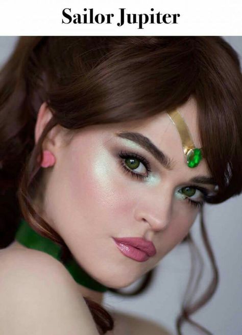 Sailor Moon - Sailor Jupiter Sailor Jupiter Costume, Sailor Moon Jupiter, Sailor Moon Makeup, Makoto Kino, Sailor Scout, Sailor Moon Cosplay, Zodiac Signs Sagittarius, Sailor Pluto, Sailor Neptune