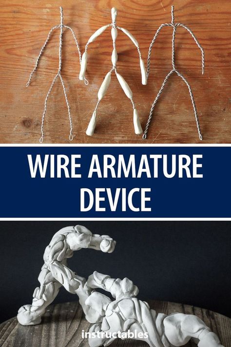 Armature Sculpture, Sculpting Tutorials, Wire Armature, Wire Art Sculpture, Sculpture Techniques, Clay Sculpting, Sculpture Art Clay, Paper Mache Sculpture, Polymer Clay Sculptures