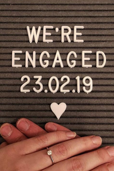 Creative And Unique Save The Date Ideas ★ #engagementring #proposal Unique Save The Date Ideas, Engagement Captions, Save The Date Ideas, Engagement Announcement Photos, Engagement Quotes, Creative Proposals, Couple Engagement Pictures, Unique Save The Dates, Romantic Engagement Photos