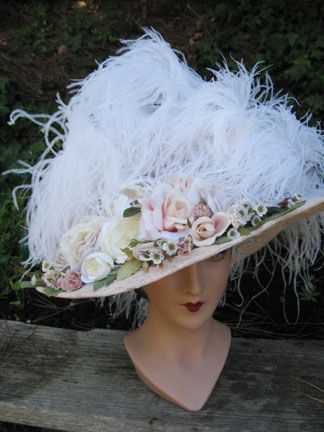 Lady Bracknell, Feather Hats, Edwardian Hat, Tea Hats, Fun Hat, Ladies Hats, Pretty Hats, Victorian Hats, Knysna