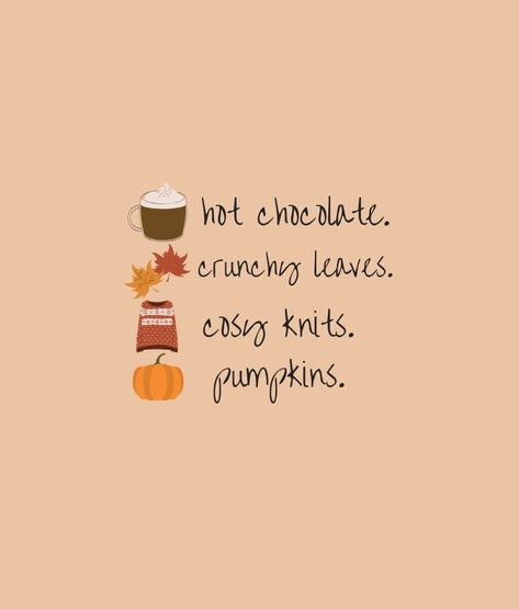 Image discovered by Along Came Life. Find images and videos about text, autumn and fall on We Heart It - the app to get lost in what you love. Its Fall Quotes, Fall Vibes Aesthetic Quotes, Fall Aesthetic Sayings, Cute Autumn Background, Cozy Fall Aesthetic Quotes, Cozy Fall Quotes, Happy Autumn Quotes, We Fall In Love In October, Hey There Pumpkin Wallpaper