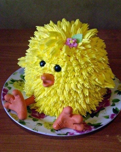 Tårta Design, Chicken Cake, Mini Torte, Spring Cake, Animal Cakes, Easter Baking, Traditional Cakes, Easter Cupcakes, Novelty Cakes