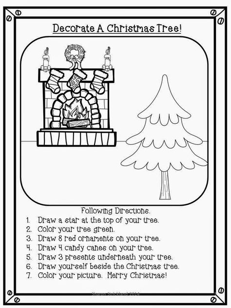 Super Second Grade Smarties: Free Christmas Activities- 12 Days of Freebies # 4... Christmas Teacher Activities, Christmas Ela Activities 2nd Grade, 2nd Grade Christmas Worksheets Free, Winter Social Studies Activities, Christmas Following Directions Activity, Christmas School Worksheets, Christmas Writing Activities First Grade, Christmas Worksheets 5th Grade, Christmas 1st Grade Activities