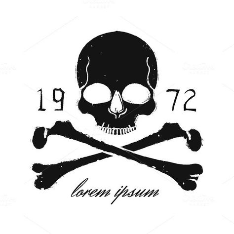 Skull and crossbones. Vector. Human Icons. $5.00 Pirate Skull Tattoos, Raven Artwork, Castlevania Wallpaper, Pirate Tattoo, Lip Wallpaper, Bone Tattoos, Skull Art Drawing, Pirate Art, Flash Tattoo Designs