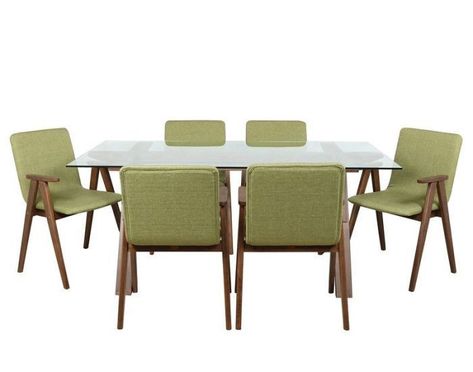 Dining Table Green, Green Korean, Best Dining Room, Wooden Dining Table Designs, Wooden Dining Table, Dining Table Design, Wooden Dining Tables, Best Dining, Center Table