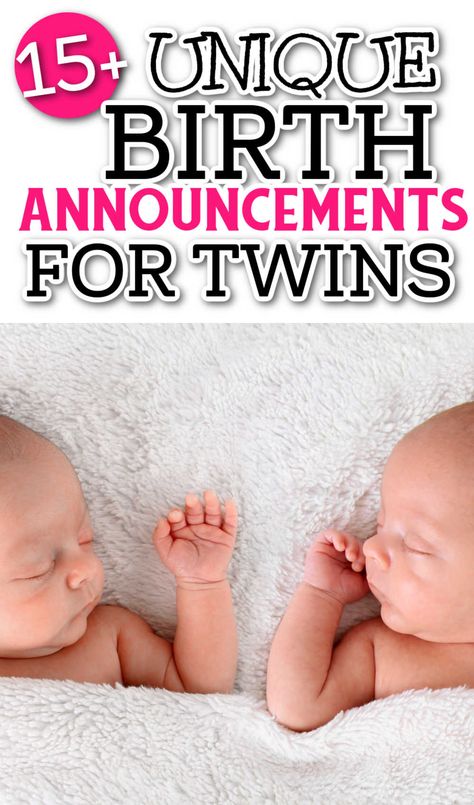 Looking for some unique twin birth announcement ideas? Look no further than these cute and fun ideas to welcome your babies to the World. Twins Arrival Announcement, Birth Announcement For Twins, Twin Arrival Announcement, Twins Birth Announcement Ideas, Twin Hospital Announcement, Twin Birth Announcement Hospital, Twin Baby Announcements Ideas, Twin Announcement Ideas, Announcing Twins