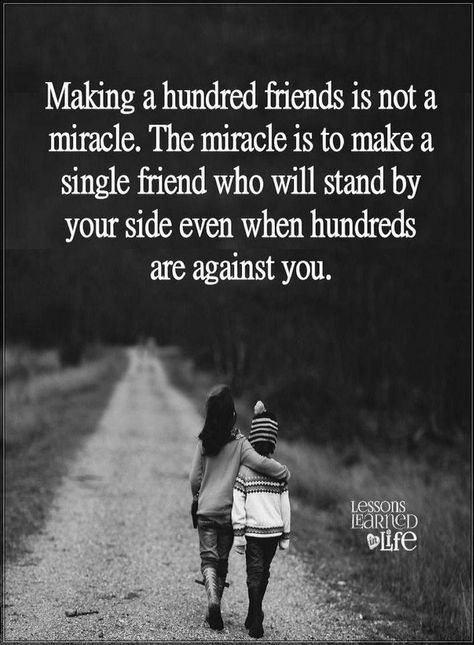 Friendship Quotes Making a hundred friends is not a miracle. The miracle is to make a single friend who will stand by your side even when hundreds are against you. True Friendship Quotes Loyalty, College Friends Quotes, Loyalty Quotes, True Friends Quotes, Short Friendship Quotes, True Friendship Quotes, Best Friendship Quotes, Quotes Friendship, Quotes Deep Meaningful