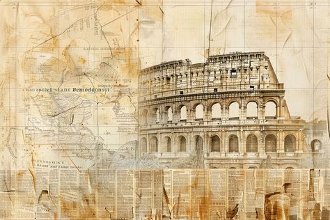 Rome Background Aesthetic, History Background Design Aesthetic, History Aesthetic Wallpaper Laptop, Rome Backgrounds, Old Italy Aesthetic, History Aesthetic Background, History Background Aesthetic, Greek History Aesthetic, Architecture Building Drawing