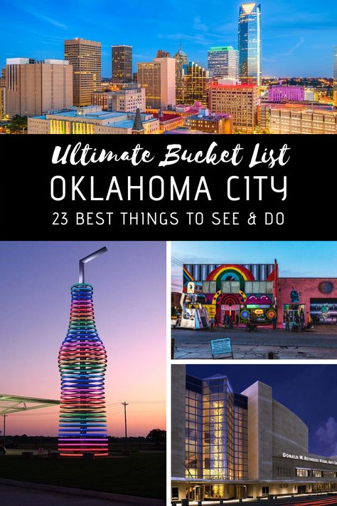 Oklahoma City Travel, Things To Do Oklahoma City, Oklahoma City Things To Do Kids, Things To See In Oklahoma, What To Do In Oklahoma City, Oklahoma Vacation Ideas, Oklahoma Things To Do, Oklahoma Bucket List, Okc Things To Do