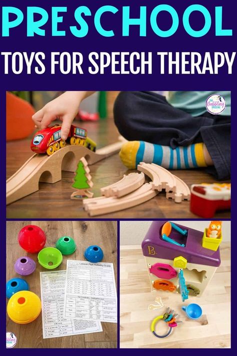 best-toys-for-speech-therapy-toddlers-pin Speech Therapy Games Preschool, Early Childhood Speech Therapy Ideas, Preschool Speech Therapy Activities, Speech Therapy Toddler, Speech Therapy For Toddlers, Speech Therapy Toys, Speech Therapy Activities Preschool, Preschool Speech Therapy, Therapy Toys