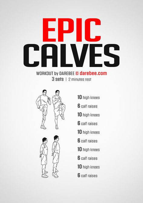 Epic Calves Workout Best Calf Workout, Leg Workout Calves, Workouts For Calves, Calfs Workout, Workout For Calves, Calf Workouts For Women, Exercises For Calves, Calf Workouts, Calf Exercise