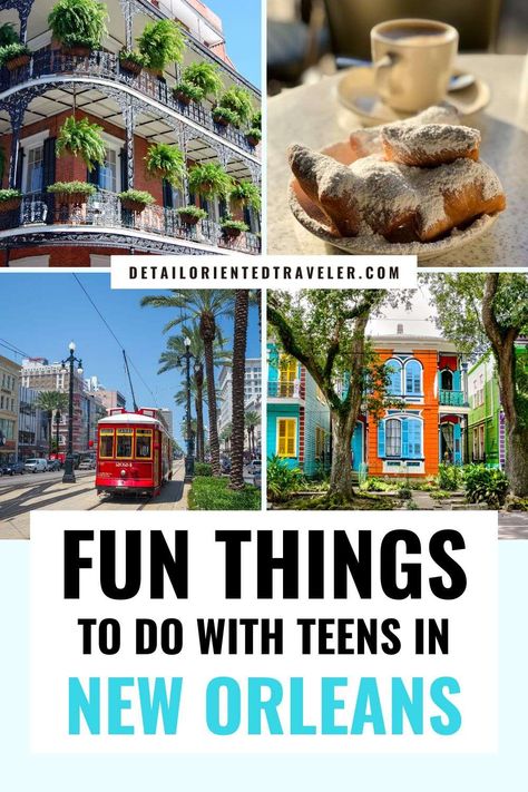 Things To Do In New Orleans With Teens, Fun Things To Do In New Orleans, New Orleans Family Vacation, New Orleans With Teenagers, New Orleans With Teens, New Orleans Things To Do In, Nola Vacation, New Orleans Restaurants, New Orleans With Kids