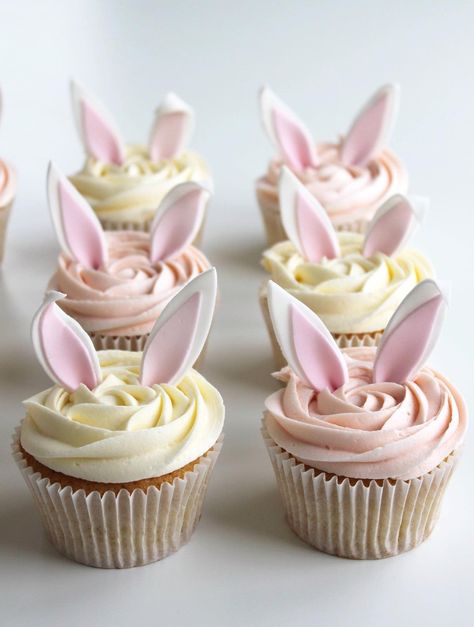 Easter Cupcake Decorating Ideas, Cupcake Ideas For Kids, Easy Easter Brunch Ideas, Cute Easter Cupcakes, Easter Cupcake Ideas, Easter Cupcakes Decoration, Easter Treats For Kids, Bunny Birthday Theme, Cupcakes For Kids