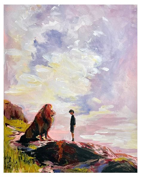 Not mine Aslan Narnia Painting, Chronicles Of Narnia Painting, Narnia Painting Ideas, Narnia Painting, Narnia Artwork, Chronicles Of Narnia Art, Narnia Illustrations, Narnia Fanart, Narnia Wallpaper