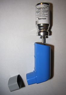 Asthma - Wikipedia, the free encyclopedia Inhaler Asthma Aesthetic, Asthma Aesthetic, Inhaler Asthma, Childhood Asthma, Severe Asthma, Asthma Inhaler, Asthma Symptoms, Asthma Attacks, Muscle Relaxer