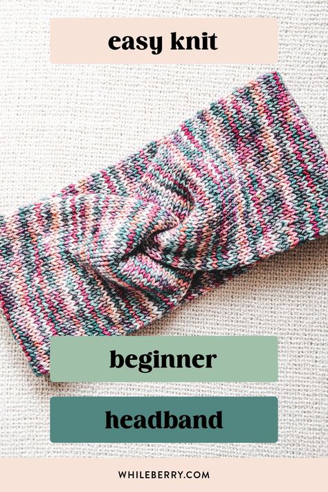 Sock Yarn Headband Pattern, Simple Knit Headband Pattern Free, Diy Knitted Headband Easy, Ladies Knitted Headband Free Pattern, Wool Headband Pattern, Knit Headband Pattern Beginner, Headband Knitting Patterns Free Easy, Knit Head Wrap Pattern Free, Chunky Knitted Headband Free Pattern