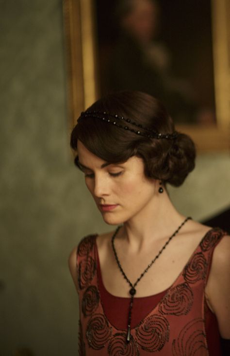 Downton Abbey S5EP1 Downton Abbey Hairstyles, Downtown Abbey Fashion, Mary Crawley, Downton Abbey Costumes, Lady Mary Crawley, 1920s Hair, Downton Abbey Fashion, Downton Abby, Michelle Dockery