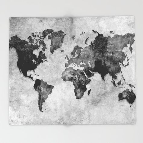 Buy map black and white #map #world Throw Blanket by jbjart. Worldwide shipping available at Society6.com. Just one of millions of high quality products available. World Map Aesthetic Laptop Wallpaper, Black And White Computer Wallpaper, Black And White Laptop Wallpaper, World Map Black And White, Map Monde, Wang Xian, Maps Aesthetic, Map Black And White, Macbook Air Wallpaper