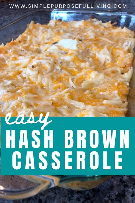 Shredded Hashbrown Recipes, Cheesy Potatoes With Hashbrowns, Cheesy Hash Brown Casserole, Hash Brown Potato Casserole, Hashbrown Casserole Easy, Cheesy Hashbrown, Hashbrown Casserole Recipe, Cheesy Hashbrown Casserole, Frozen Hashbrowns