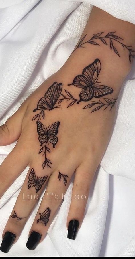 Vine Tattoos For Women, Feminine Anchor Tattoo, 42 Tattoo, Mandala Hand Tattoos, Hourglass Tattoo, Pretty Hand Tattoos, Knot Tattoo, Foot Tattoos For Women, Best Tattoos For Women