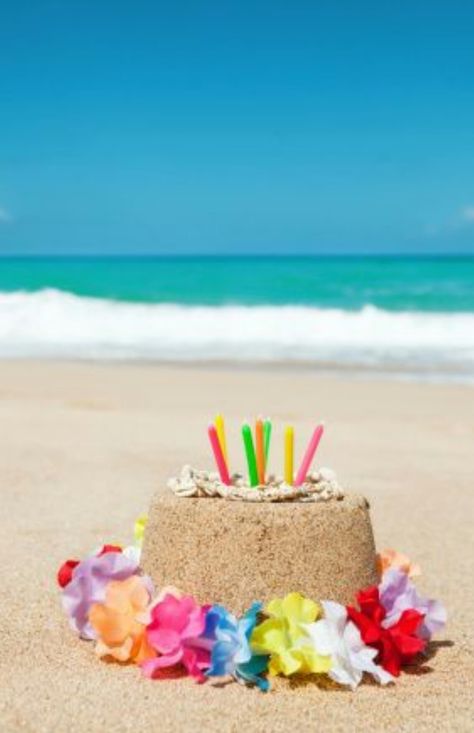 Happy Birthday. Birthday At The Beach, Beach Birthday Party, Birthday Wishes And Images, Late Birthday, Happy Birthday Pictures, Beach Birthday, Birthday Cake With Candles, Happy 2nd Birthday, Birthday Meme