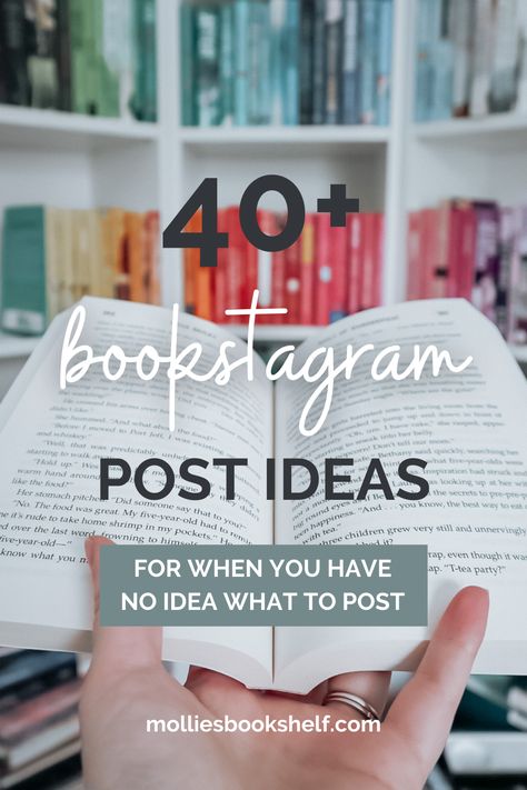 Tons of amazing ideas to help you jog your bookstagram creativity! How To Make Bookstagram Reels, Content For Bookstagram, Bookstagram Bio Quotes, Bookstagram Props Ideas, Content Ideas For Bookstagram, How To Make A Bookstagram, Book Posts Ideas, Bookstagram Post Schedule, Easy Bookstagram Ideas